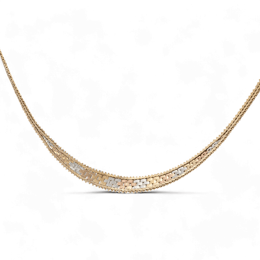 Picture of  Necklace 14K Tri colored Gold