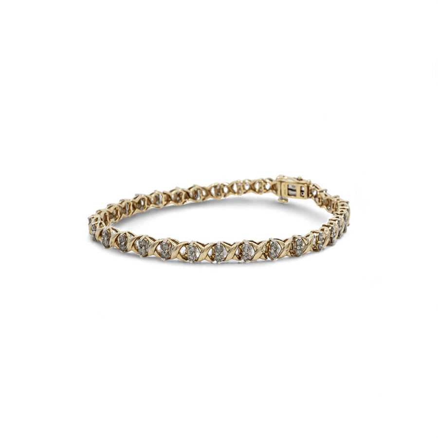 Picture of  Bracelet 10K Yellow Gold With 2.48 Carats Of Diamonds