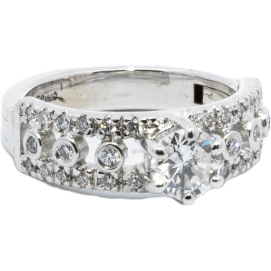 Picture of  Ring 14k White Gold with 0.97 Carats of Diamond