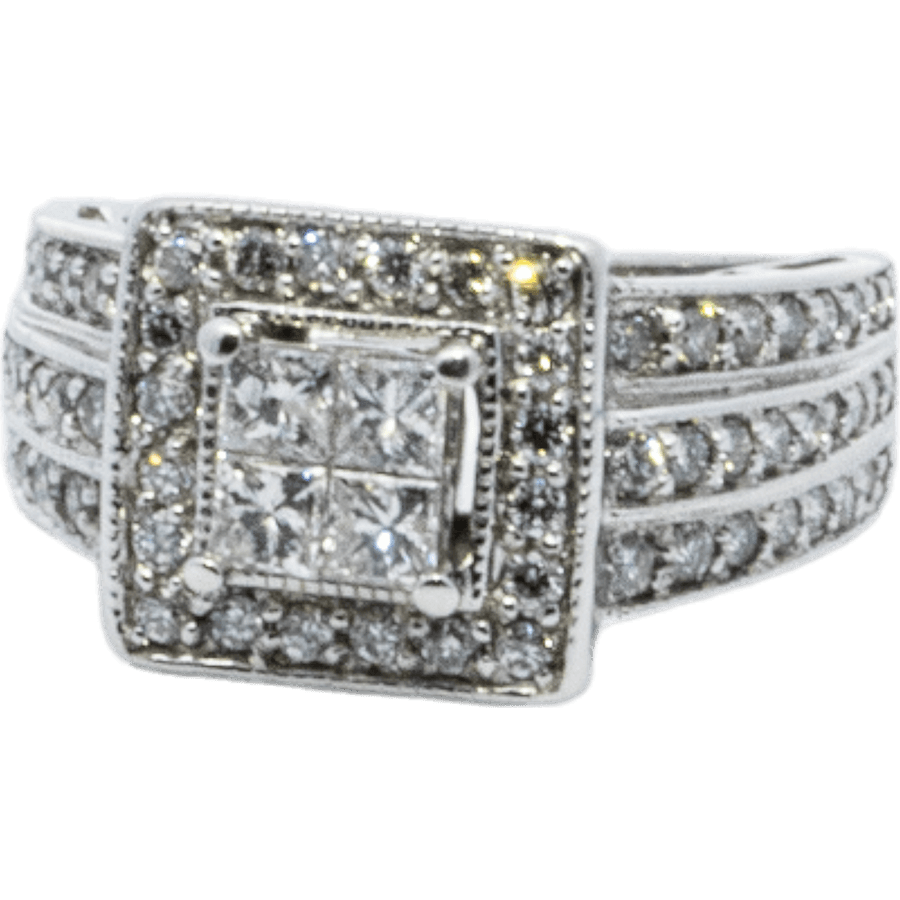 Picture of  Ring 14k White Gold with 0.98 Carats of Diamond