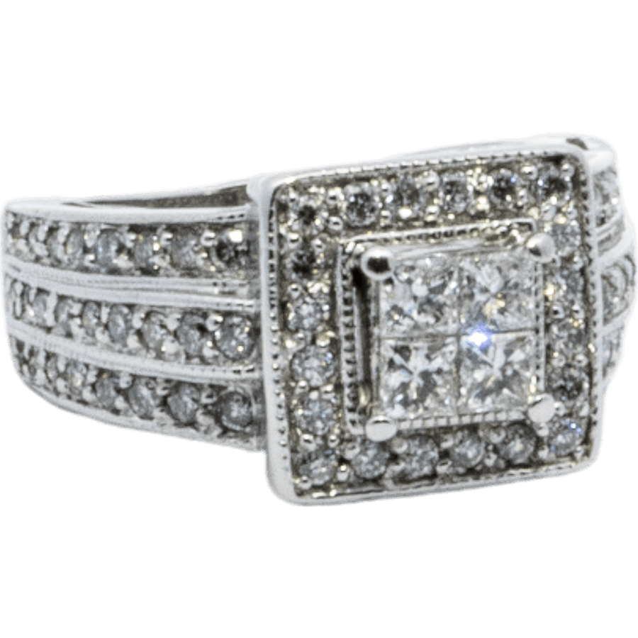 Picture of  Ring 14k White Gold with 0.98 Carats of Diamond