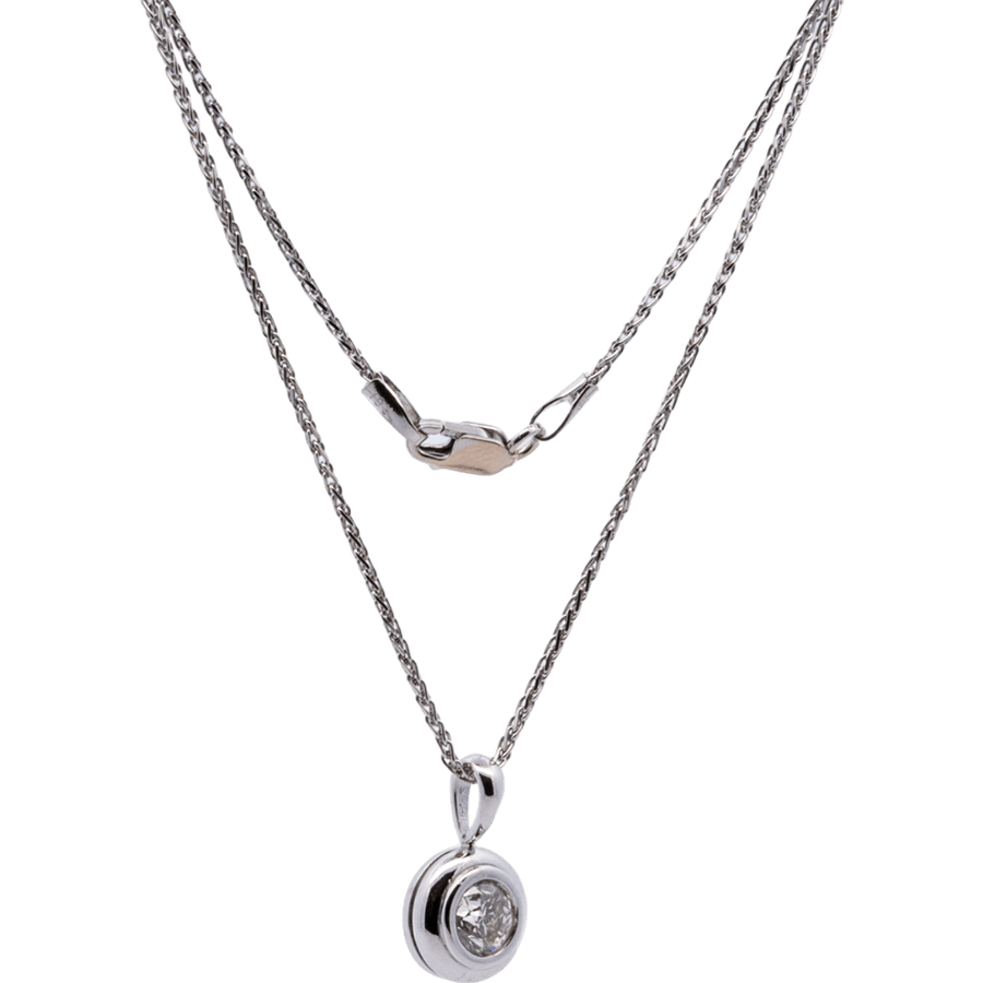 Picture of  Necklace 14k White Gold with 0.75 Carats of Diamond