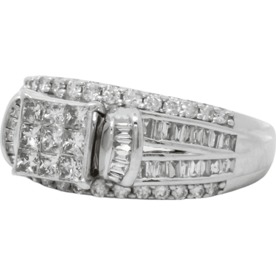 Picture of  Ring 10k White Gold With 1.22 Carats of Diamonds