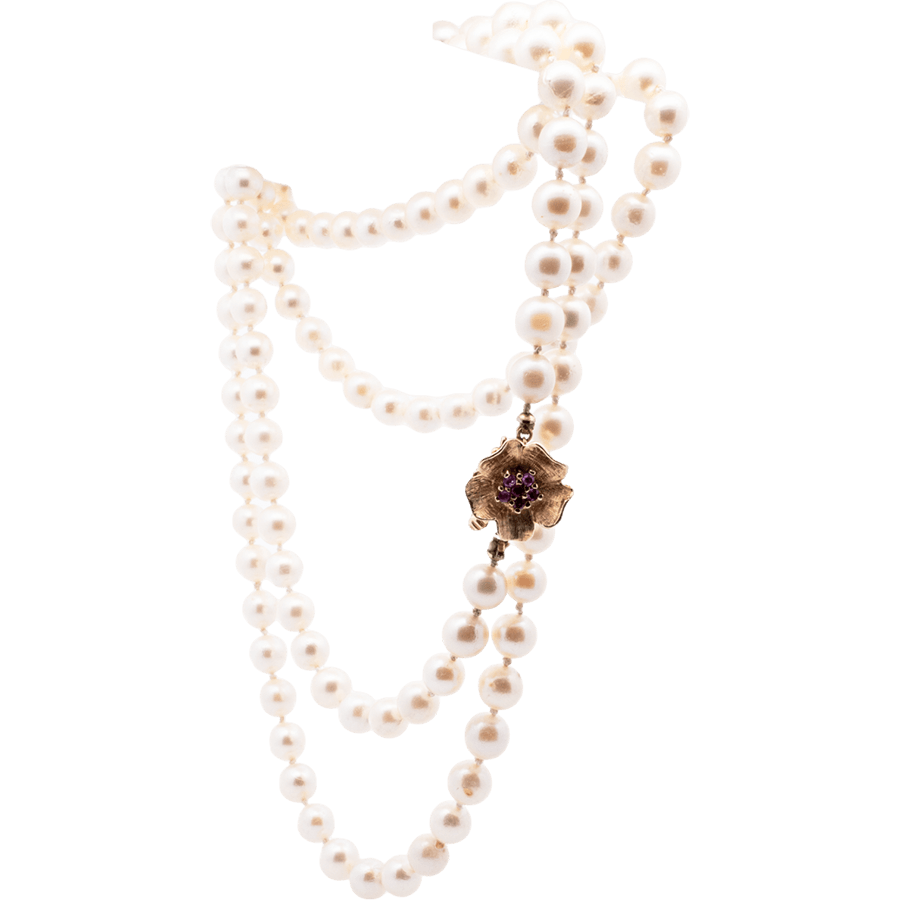 Picture of  Necklace Synthetic Pearls