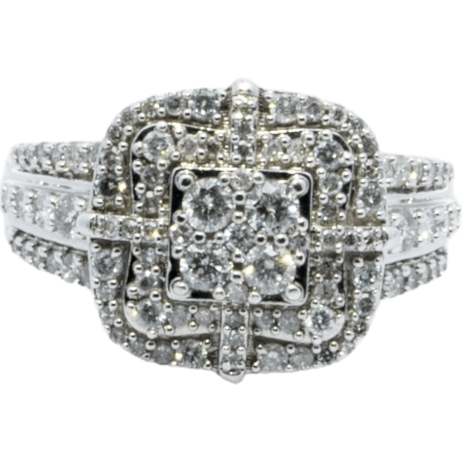 Picture of  Ring 10k White Gold with 0.62 Carats of Diamond