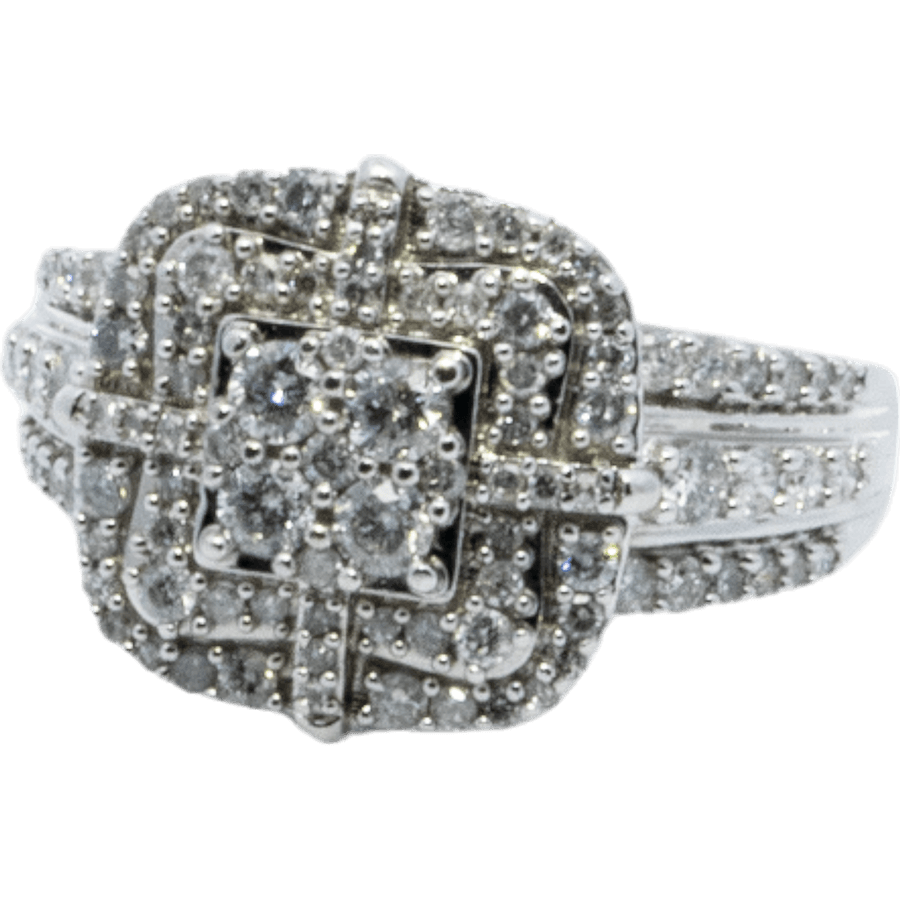 Picture of  Ring 10k White Gold with 0.62 Carats of Diamond