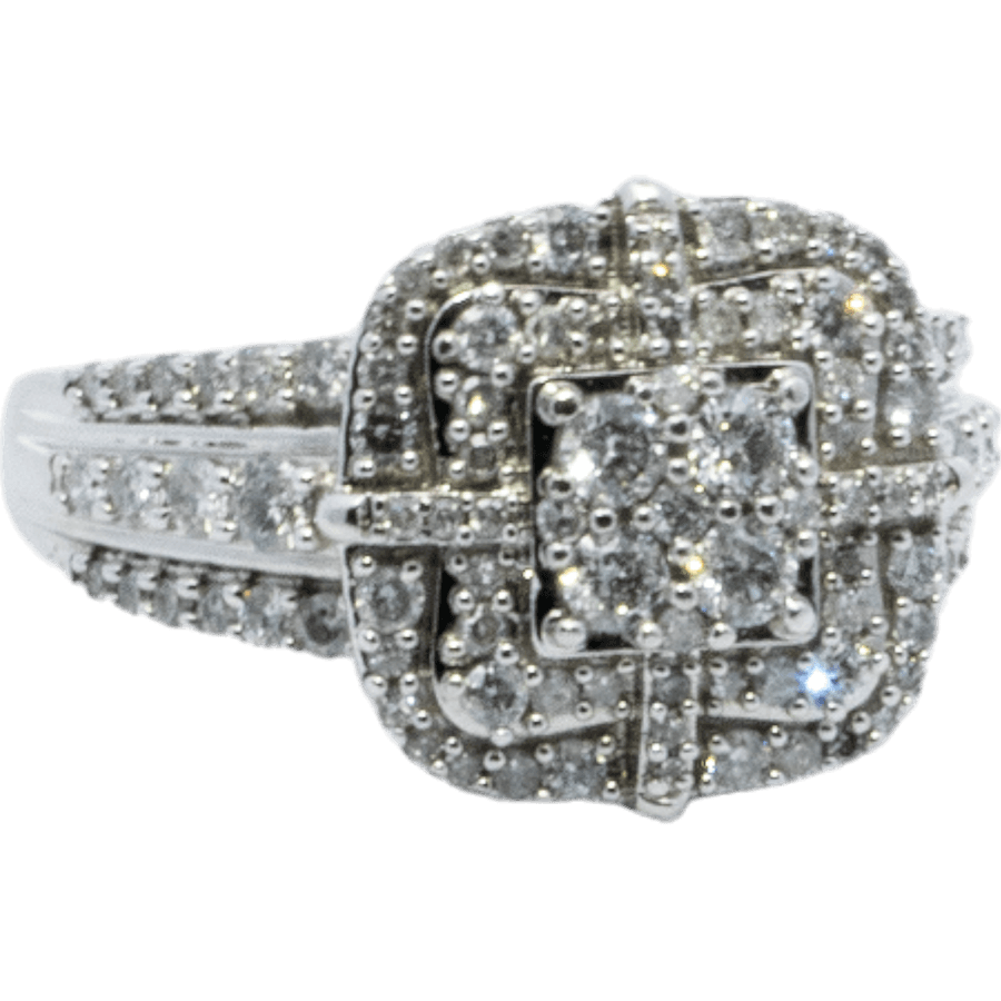 Picture of  Ring 10k White Gold with 0.62 Carats of Diamond