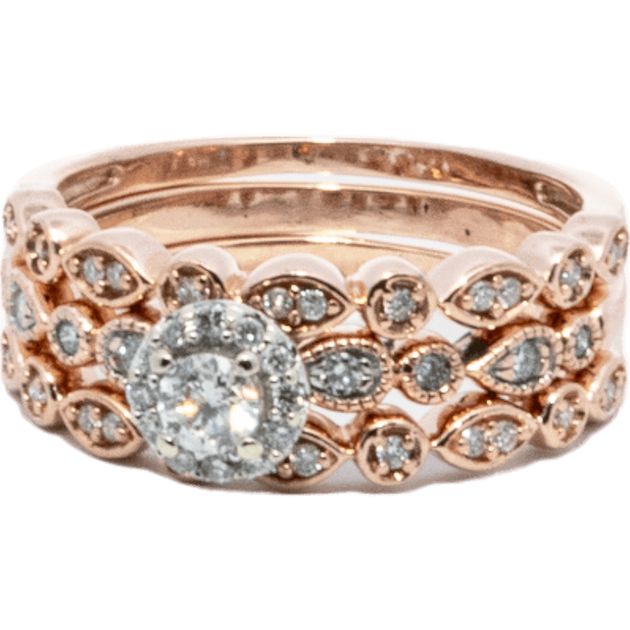 Picture of  Ring 10k Rose Gold with 0.32 Carats of Diamond