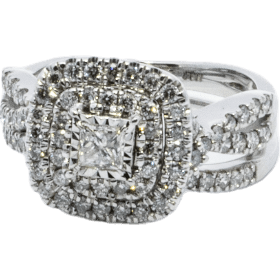 Picture of  Ring 10k White Gold with 1.12 Carats of Diamond