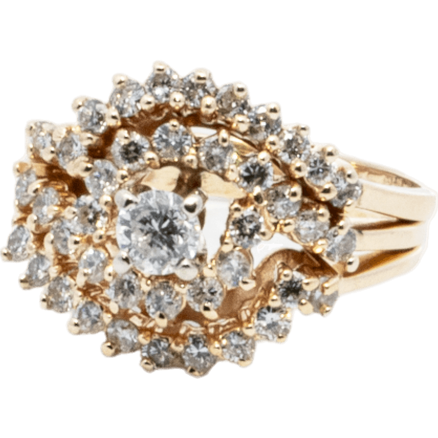 Picture of  Ring 14k Yellow Gold with 0.96 Carats of Diamond