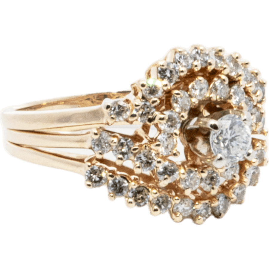 Picture of  Ring 14k Yellow Gold with 0.96 Carats of Diamond