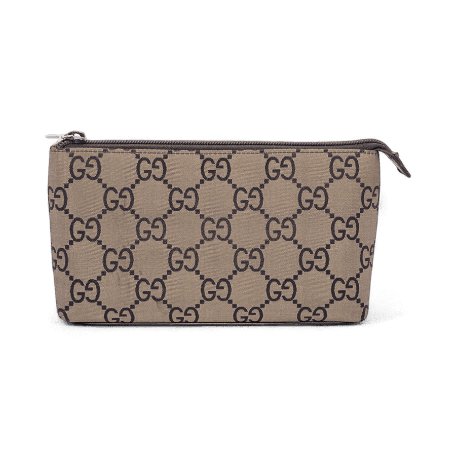 Picture of GUCCI Gucci Tan Monogram Makeup Case